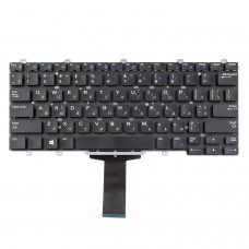 Клавиатура для Dell Latitude 13 7000 7350, E7250  E5250, 11 3150 3160 series, RU/UA, Black