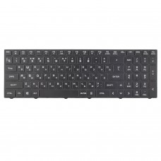 Клавіатура для Clevo N850 N855 N857 N870 N871 N875 series, RU, Black, 12pin RGB Backlit