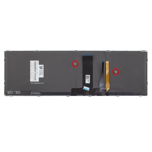 Клавіатура для ноутбука Clevo N850 N855 N857 N870 N871 N875 series, RU, Black, 12pin RGB Backlit