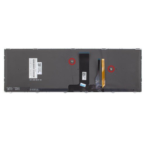 Клавіатура для ноутбука Clevo N850 N855 N857 N870 N871 N875 series, RU, Black, 12pin RGB Backlit