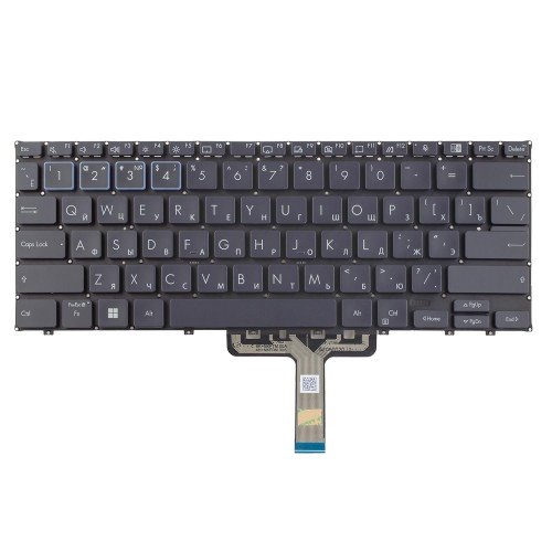 Клавіатура для ноутбука Asus Expertbook B5 Flip B5402FEA B5402CBA B5402CEA B5402CVA B5402FBA, RU, Black, Original