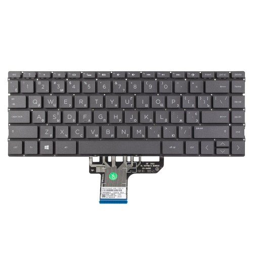 Клавіатура для ноутбука HP Pavilion 13-an series, RU/UA, Backlit, Original