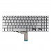 Клавиатура для ноутбука Asus A512 F512 K512 S512 X512 series, RU/UA, Silver, Backlit