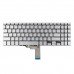 Клавиатура для ноутбука Asus A512 F512 K512 S512 X512 series, RU/UA, Silver, Backlit