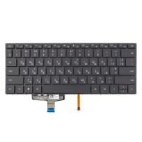Клавіатура для Huawei MateBook 13 WRT-W19 WRT-W29 VLT-W50 HN-W19L HN-W19R, RU/UA, Black, Backlit
