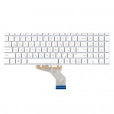 Клавиатура для HP Pavilion 15-DA 15-DB 15-DX 15-DR 15-DW 15-CX 15-CS, 250 255 G7, RU/UA, White, Backlit