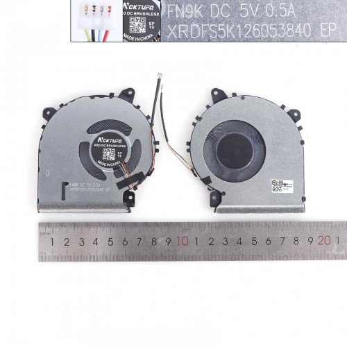 Вентилятор для Asus A416 A516 D415 D515 F415 F515 M415 M515 R515 S415 S515 X415 X515, (5V 0.5A, 13NB0SQ0T01011, 13N1-CFM0301, Аналог)