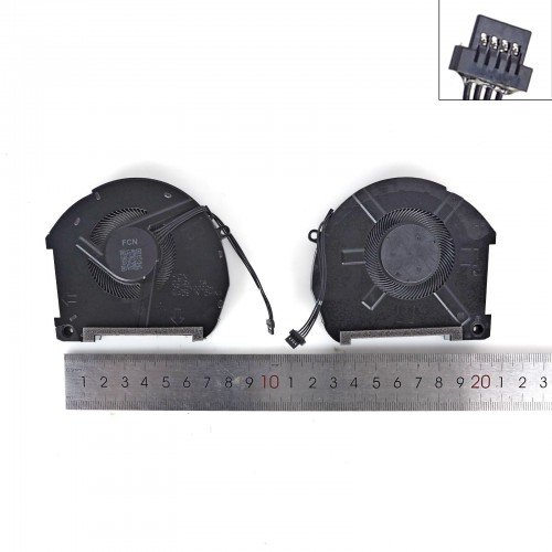 Вентилятор для ноутбука Gigabyte Aorus 15-XA 15-W9 Thunderobot 911 Pro, (12V GPU/VGA fan, FCN 0FLDN0000H, Original)