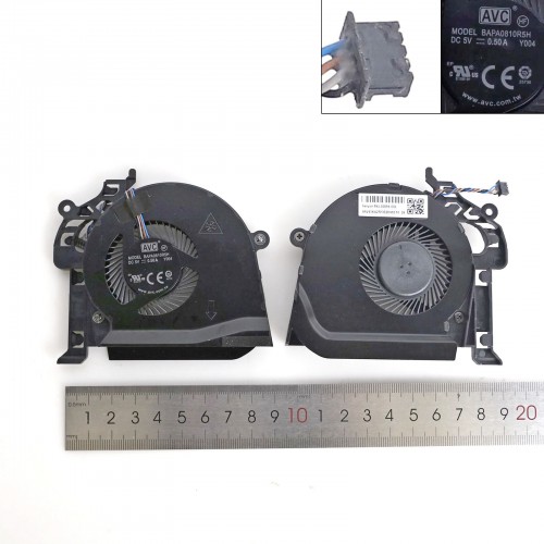 Вентилятор GPU для ноутбука HP ZBook 15 G5 15 G6 series, (BAPA0810R5H-Y004, L30895-001, L72277-001, Original)