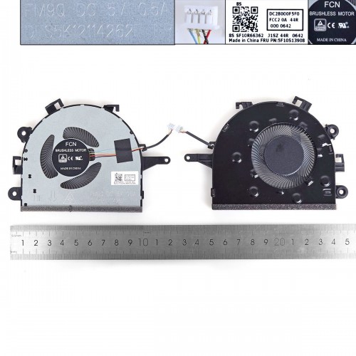 Вентилятор для ноутбука Lenovo V17-IIL IdeaPad 3 17ADA05 17ARE05 17IML05 17IIL05, (5F10S13908, FM9Q DFS5K12114262F, DC28000F5F0, Original)