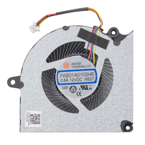 Вентилятор 12V CPU для ноутбука MSI Pulse 16 AI C1VFKG C1VGKG MS-15P3, (PABD1A010SHR-N527, Original)