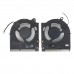 Вентилятори 12V CPU+GPU для ноутбука Dell Alienware M15 R7 series, (FP2U DFSCK22D058839, FP2T DFSCM227163929, Original)