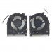 Вентиляторы 12V CPU+GPU для ноутбука Dell Alienware M15 R7 series, (FP2U DFSCK22D058839, FP2T DFSCM227163929, Original)