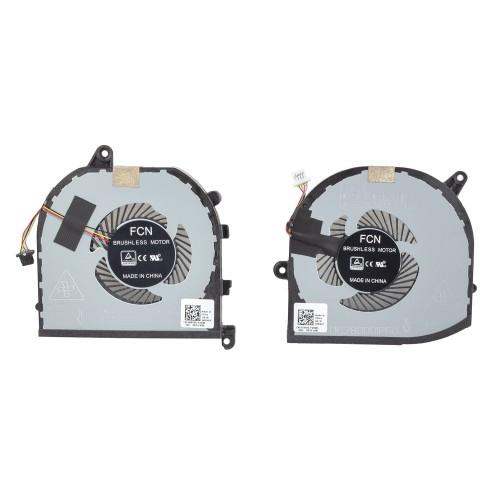 Вентилятори 5V CPU+GPU для ноутбука Dell XPS 15 9570 7590 Precision M5530 M5540, (FKCH, FJ6J, 008YY9, 0TK9J1, Original)