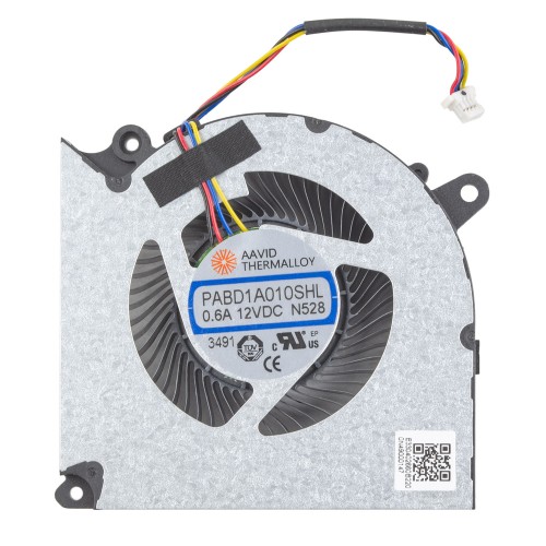 Вентилятори 12V CPU+GPU для ноутбука MSI Pulse 16 AI C1VFKG C1VGKG MS-15P3, (PABD1A010SHR-N527, PABD1A010SHL-N528, Original)