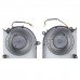 Вентилятори 12V CPU+GPU для ноутбука MSI Pulse 16 AI C1VFKG C1VGKG MS-15P3, (PABD1A010SHR-N527, PABD1A010SHL-N528, Original)