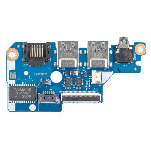 Плата 55.QBAN2.001/55.QB9N2.001 для ноутбука Acer Nitro 5 AN515-45 AN517-54 AN515-55 AN515-56 AN515-57, (LS-L031P, LS-K851P, 2*USB + Audio + LAN)