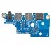 Плата 55.QBAN2.001/55.QB9N2.001 для ноутбука Acer Nitro 5 AN515-45 AN517-54 AN515-55 AN515-56 AN515-57, (LS-L031P, LS-K851P, 2*USB + Audio + LAN)