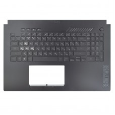Верхняя крышка для Asus FX707 FA707, RU/UA, (Black, топкейс+клавиатура, RGB 8pin, 90NR0EF5-R31UA1, Original)