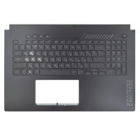 Верхняя крышка для Asus FX707 FA707, RU/UA, (Black, топкейс+клавиатура, RGB 8pin, 90NR0EF5-R31UA1, Original)