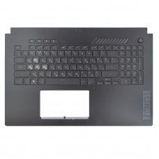 Верхня кришка для Asus FX707 FA707, RU/UA, (Black, топкейс+клавіатура, RGB 8pin, 90NR0EF5-R31UA1, Original)