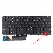 Уценка! Клавиатура для Dell XPS 9550 9560 9570 Precision 5510 5520 5530 Inspiron 7558 7568, (RU/UA, Black, Backlit)