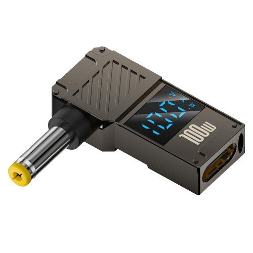 DC перехідник для блока живлення ноутбука Type-C на Acer 5.5*1.7 (з дисплеєм) DC перехідник для блока живлення ноутбука Type-C на Acer 5.5*1.7 (з дисплеєм)