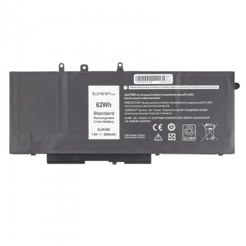 Батарея для ноутбука Dell Latitude E5280 E5480 E5580 E5490 E5491 E5590 E5591 Precision M3520 M3530, 7.6V 8200mAh 62Wh, GJKNX