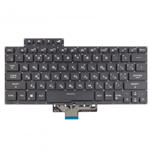 Клавіатура для ноутбука Asus ROG Zephyrus GA401I GA401Q PX401IV series, UA, Black, Backlit