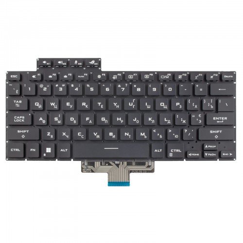 Клавиатура для ноутбука Asus Zephyrus G15 GA503 M16 GU603 series, UA, Black (8pin RGB Backlit)