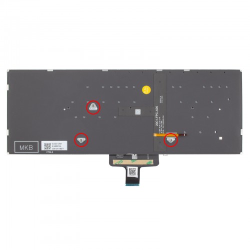 Клавіатура для ноутбука Asus ZenBook 14 UX435EAL UX435EG UX435EA UX435EGL series, RU/UA, Black, Backlit