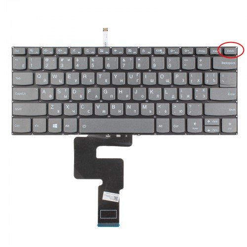 Клавіатура для ноутбука Lenovo IdeaPad V130-14 V330-14 Yoga 520-14IKB 720-15IKB Flex 5 1470 1570, RU/UA, Backlit, Original