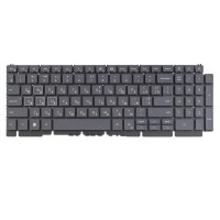 Клавиатура для Dell G15 5510 5511 5515 5520 5521 5525 5530 P105F, RU/UA, Gray, 20pin Backlit
