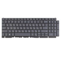 Клавиатура для Dell G15 5510 5511 5515 5520 5521 5525 5530 P105F, RU/UA, Gray, 20pin Backlit
