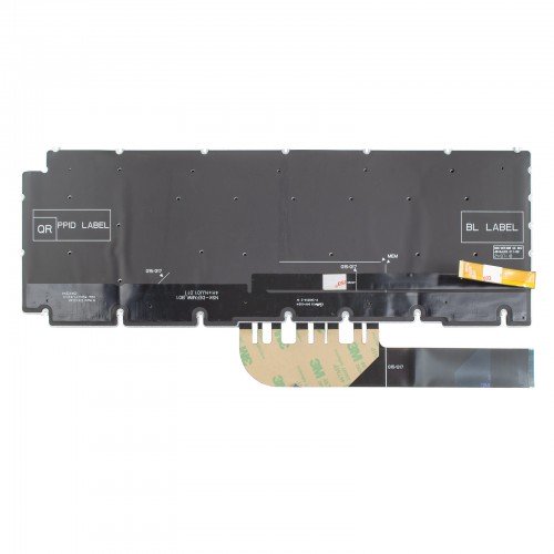 Клавіатура для ноутбука Dell G15 5510 5511 5515 5520 5521 5525 5530 P105F, RU/UA, Gray, 20pin Backlit