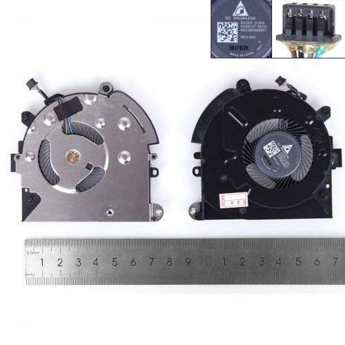 Вентилятор для ноутбука HP Elitebook 730 735 830 835 G5 G6 series, (6033B0067701, EG75050S1-C040-S9A, Original)