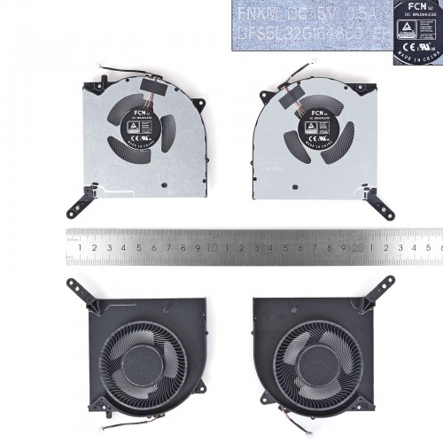 Вентилятори 5V CPU+GPU для ноутбука Lenovo Legion 7-16ITHg6 Type 82K6, (FNKL DFS5L32G064860, FNKM DFS5L32G164860, Original)