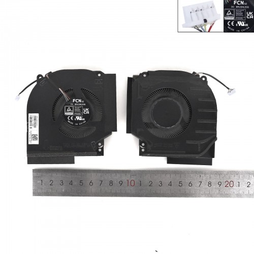 Вентилятор 12V 80W GPU для ноутбука HP OMEN 16-AE 16-WD 16-XD VICTUS 16-R 16-S, (N44738-001, FQP2 DFSCL42P06593C, Original)