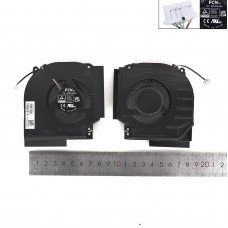 Вентилятор 12V 80W GPU для HP OMEN 16-AE 16-WD 16-XD VICTUS 16-R 16-S, N44738-001, FQP2 DFSCL42P06593C, Original