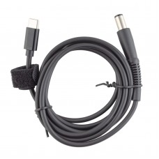 DC Кабель для блока питания ноутбука Dell Type-C to 7.4*5.0+pin, (1.5м, PD100W) DC Кабель для блока питания ноутбука Dell Type-C to 7.4*5.0+pin, (1.5м, PD100W)
