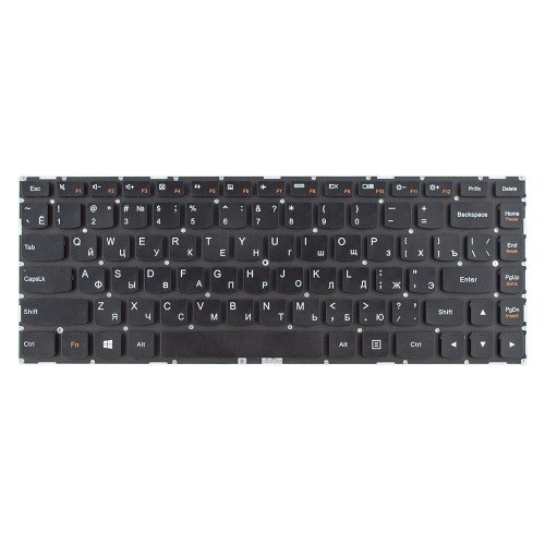 Клавіатура для ноутбука Lenovo Ideapad 100S-14IBR S41-35 S41-70 S41-75, RU, Black
