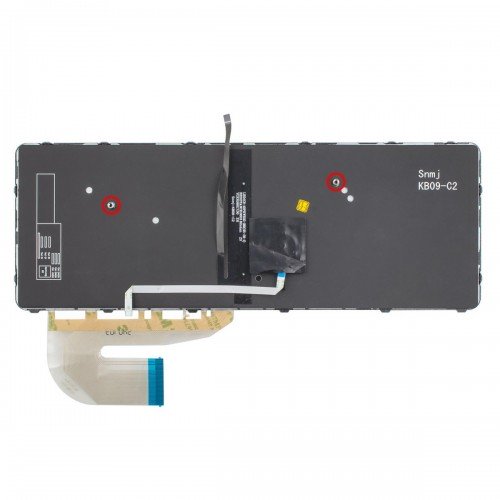 Клавіатура для ноутбука HP EliteBook 745 840 G3 G4, RU, (Black, Silver frame, Backlit, Trackpoint, Аналог)