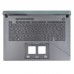 Верхняя крышка для ноутбука Asus ROG Strix G16 G614JU G614JV G614JI G614JZ, UA, (топкейс+клавиатура, RGB 20pin, 90NR0II5-R31UA0, Original)