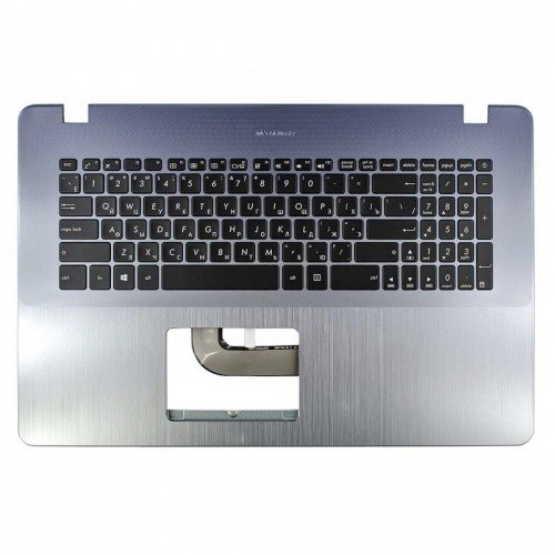 Верхняя крышка для ноутбука Asus A705 F705 R702 X705 series, RU (Topcase+KB, 90NB0EW2-R32RU0, Original)