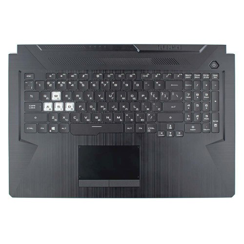 Верхня кришка для ноутбука Asus FA706I FA706QE FX706H, UA, (Black, топкейс+клавіатура, RGB 8pin, 90NR0JH5-R30UA0, Original)