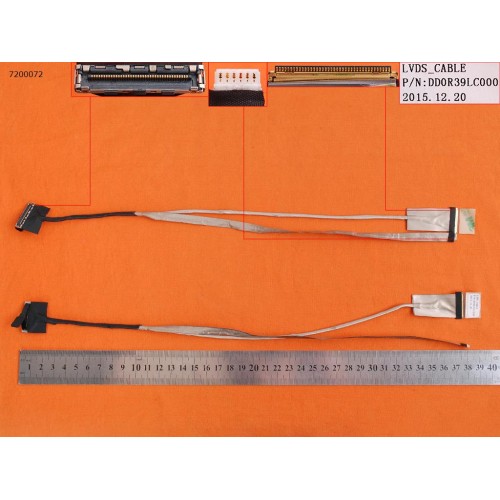 Шлейф матриці для HP Pavilion g7-2000 g7-2100 g7-2200 series, (R39, DD0R39LC, LED 40pin, Аналог)