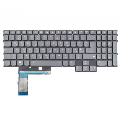 Клавиатура для ноутбука Lenovo Legion 7-16ARHA7 7-16IAX7, RU/UA, 24pin RGB Backlit, Fingerprint, Original