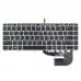 Клавіатура для ноутбука HP EliteBook 745 840 G3 G4, RU/UA, (Black, Silver frame, Backlit)