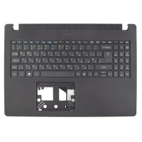 Верхняя крышка для Acer TravelMate TMP215-41 TMP215-52, UA (Black, топкейс+клавиатура, 6B.VLNN7.032, Original)