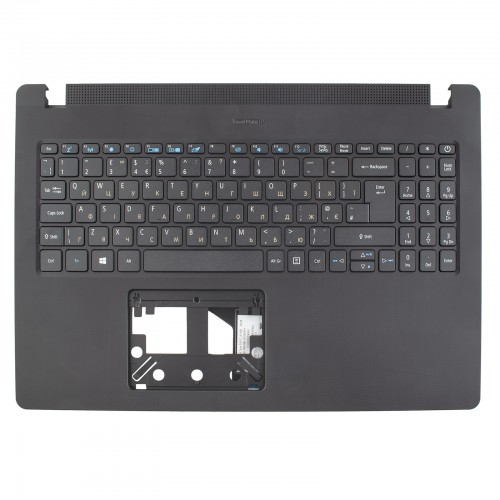 Верхняя крышка для ноутбука Acer TravelMate P2 TMP215-41 TMP215-52, UA, (Black, топкейс+клавиатура, 6B.VLNN7.032, Original)